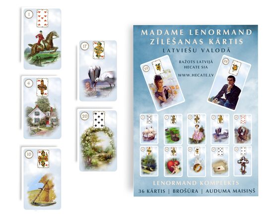 Sky Blue Lenormand in gift box